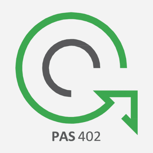 PAS402 accreditation logo